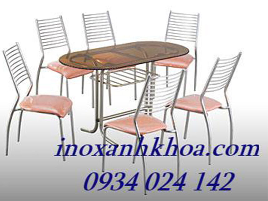 BÀN GHẾ INOX ANH KHOA