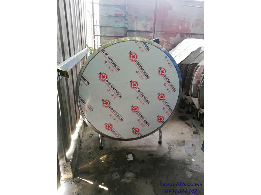 BÀN INOX – BÀN INOX TRÒN 6U CAO CẤP