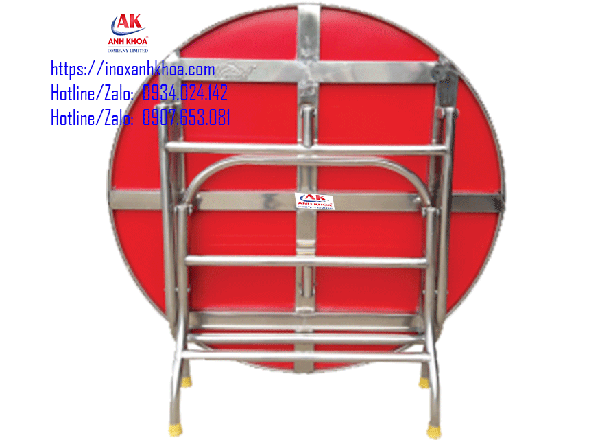 BÀN TRÒN INOX VERTU CAO CẤP
