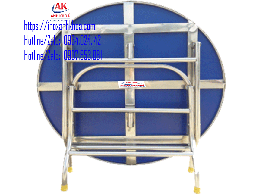 BÀN TRÒN INOX VERTU CAO CẤP