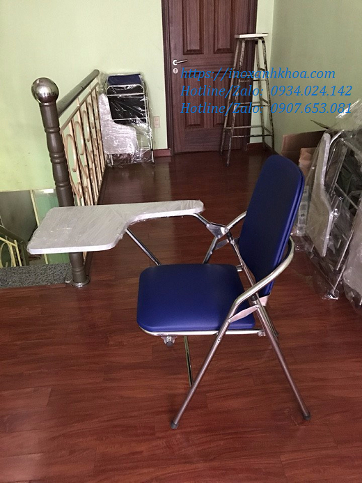 Ghế gấp liền bàn 