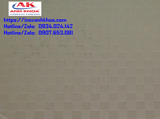 BÀN INOX CHỮ NHẬT MẶT BÀN CARO 