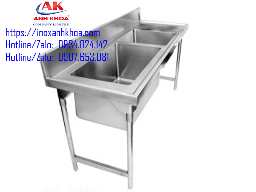 CHẬU RỬA ĐÔI INOX