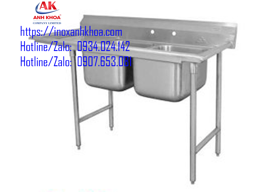 CHẬU RỬA ĐÔI INOX
