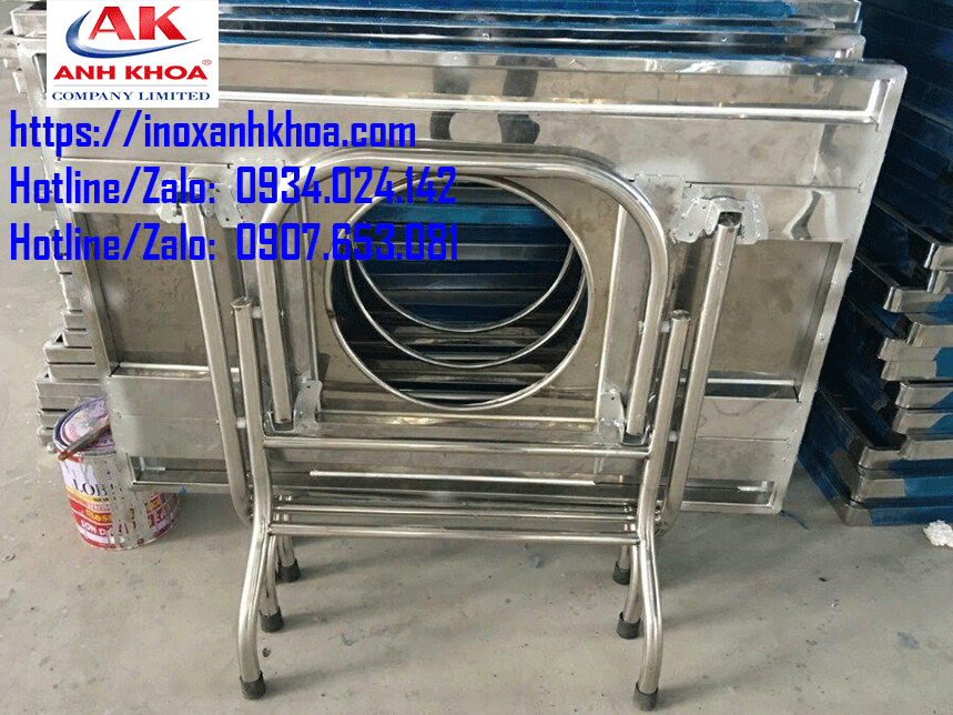 Bàn inox quán lẩu 