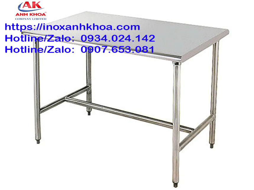 Bàn Vuông Inox  304 Cao Cấp