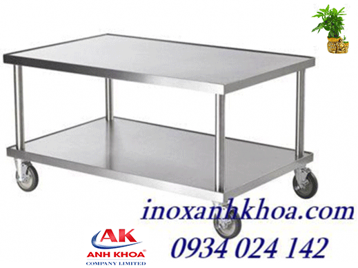 Bàn Inox Hai Tầng Inox 304