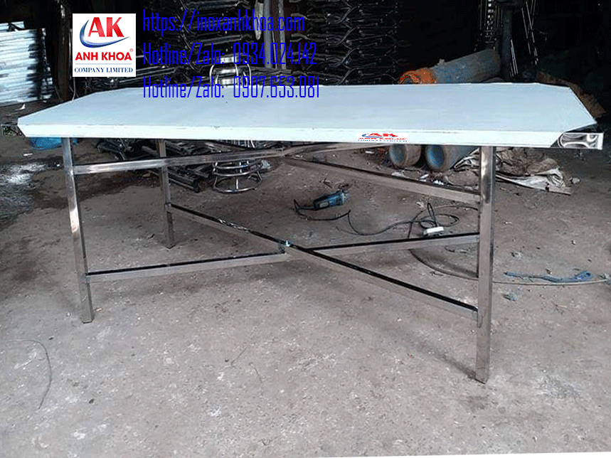 Bàn Vuông Inox  304 Cao Cấp