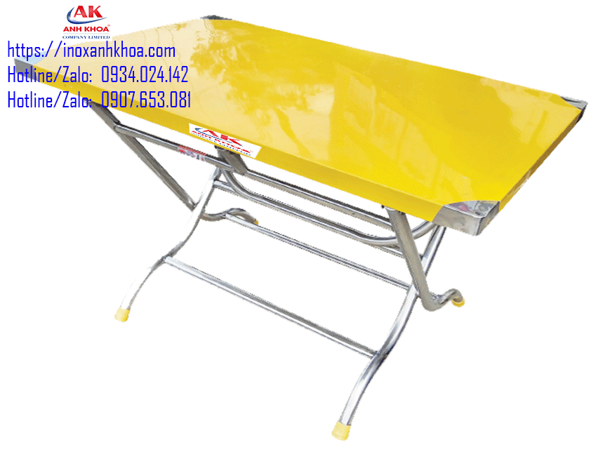 Bàn Chữ Nhật Inox 304