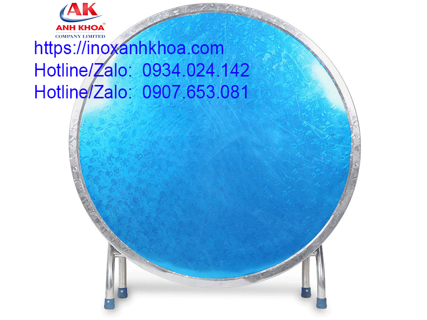 Bộ Bàn Ghế Inox Tròn 304 Giá Rẻ