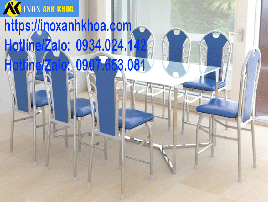 GHẾ XẾP INOX BỌC NỆM CAO CẤP