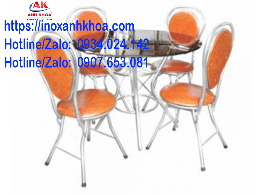 Ghế Xếp Đu Đủ Inox