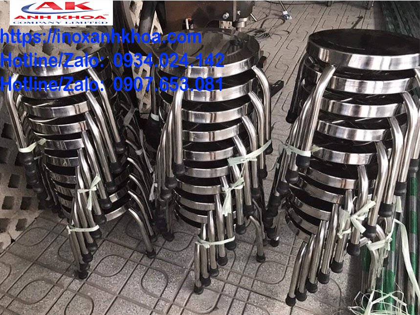 Ghế Đẩu Lùn Inox