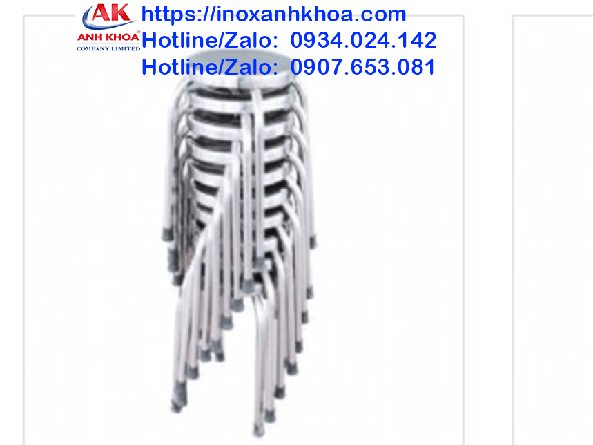 Ghế Inox Tròn