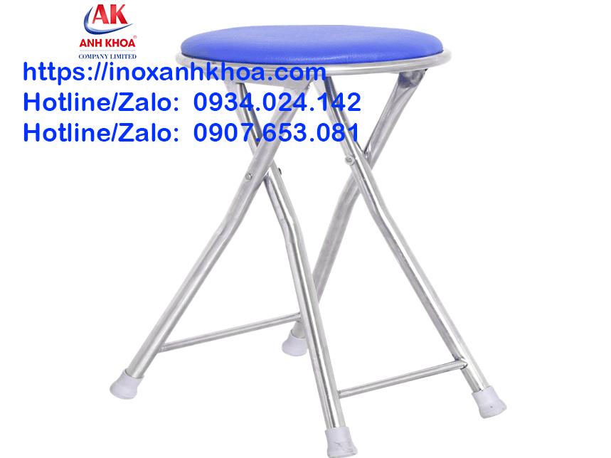 Ghế Đôn Inox Xếp
