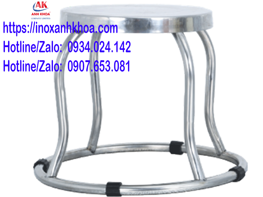 Ghế Đẩu Lùn Inox