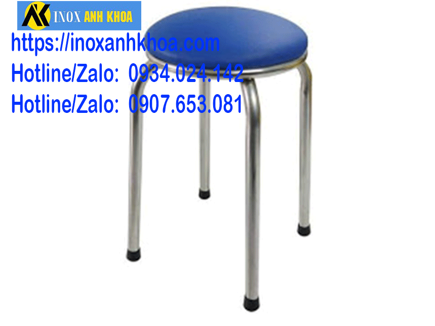 Ghế Đôn Inox Cao Cấp Loại Một