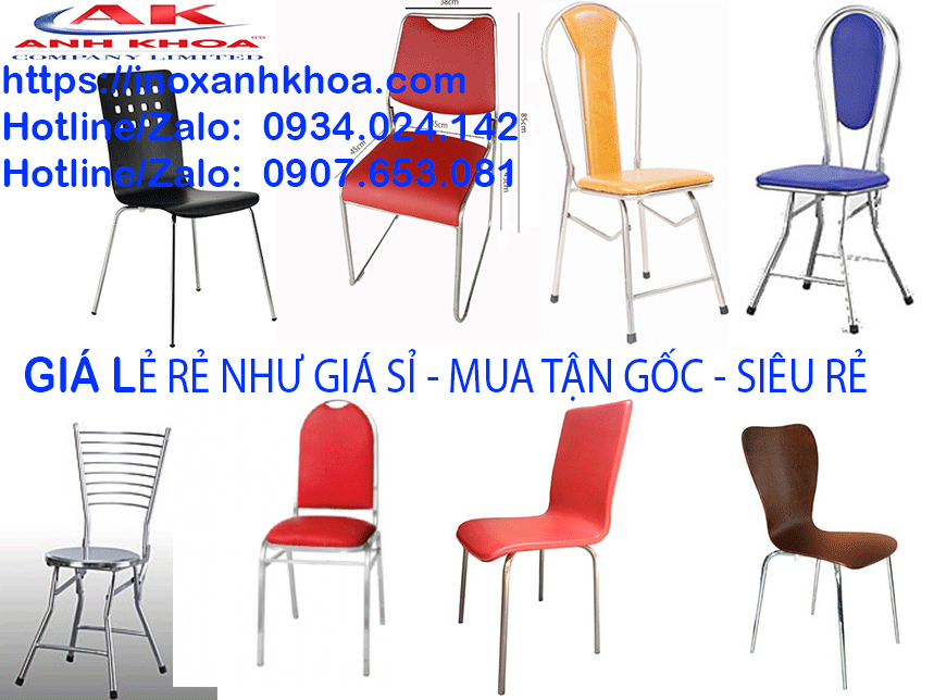 Ghế Tựa Nhựa Khung Sắt 