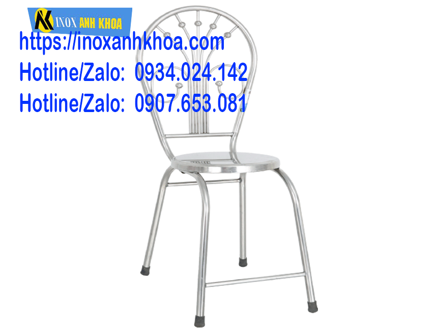 Ghế Xếp Nệm Inox
