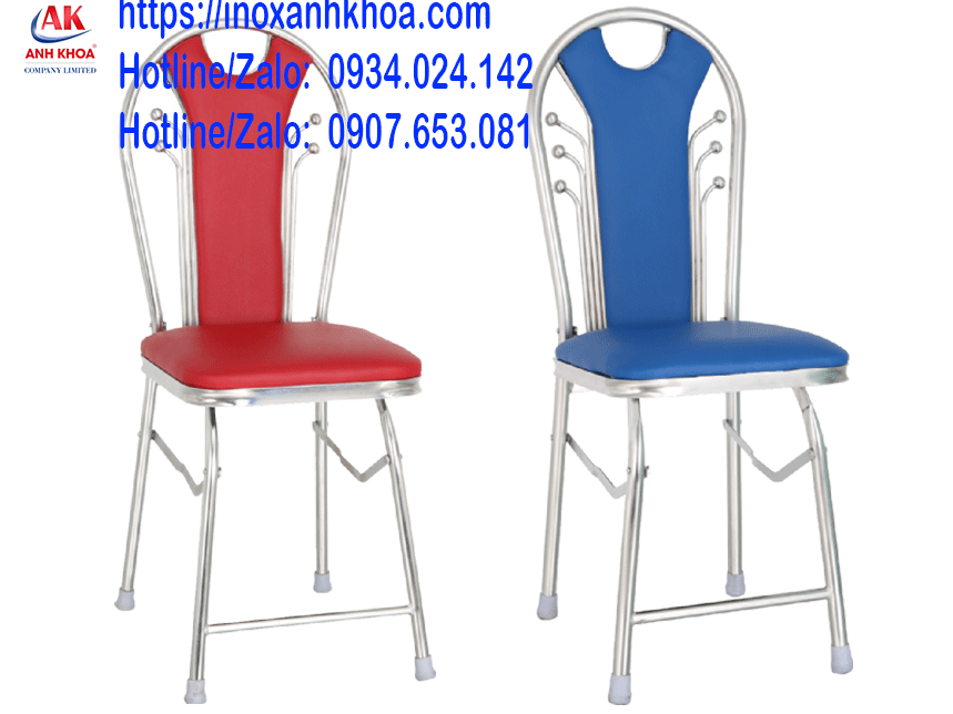 Ghế Tựa Nệm Inox