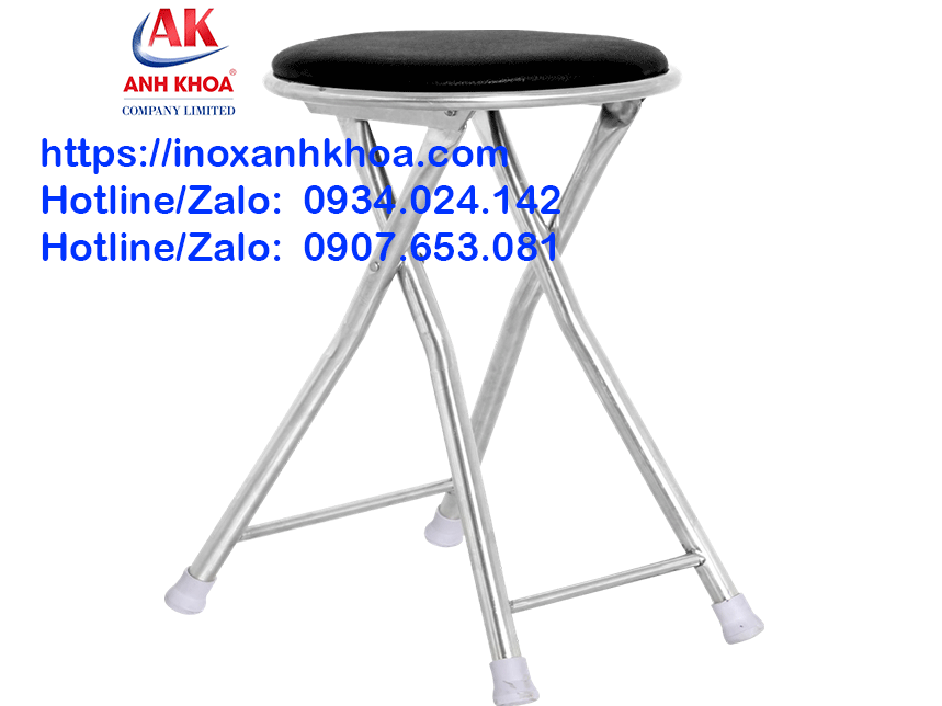 Ghế Đôn Inox Xếp