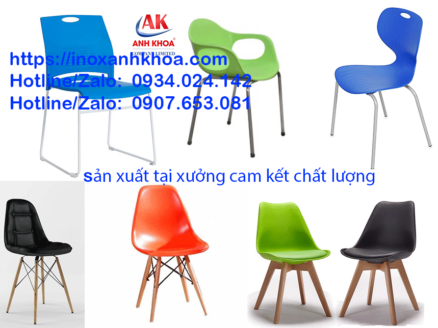 Ghế Inox Tựa Gỗ Uốn Cong