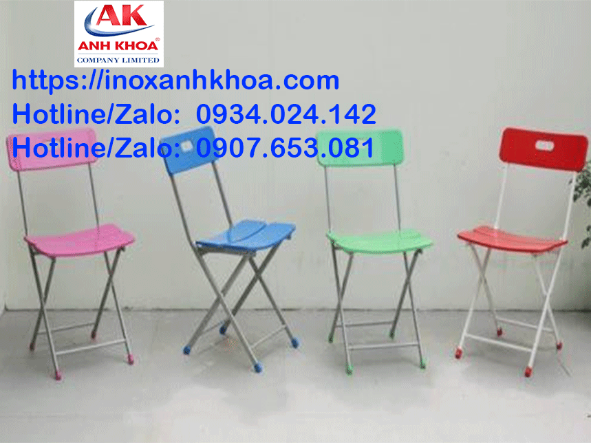 Ghế Xếp Ba Lá Nhựa 