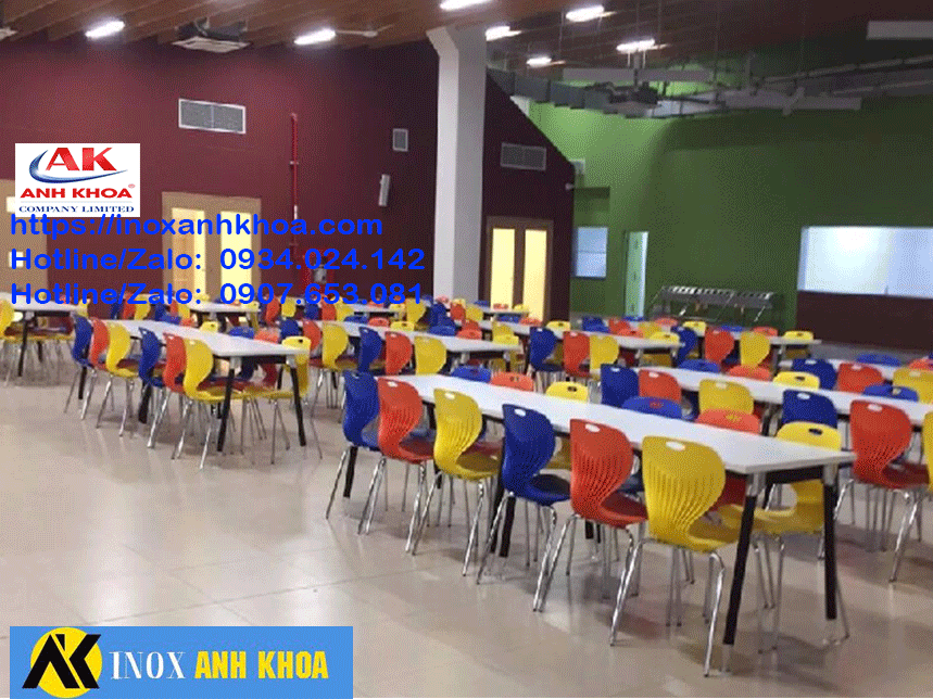 Ghế Tựa Inox Mặt Nệm Cong