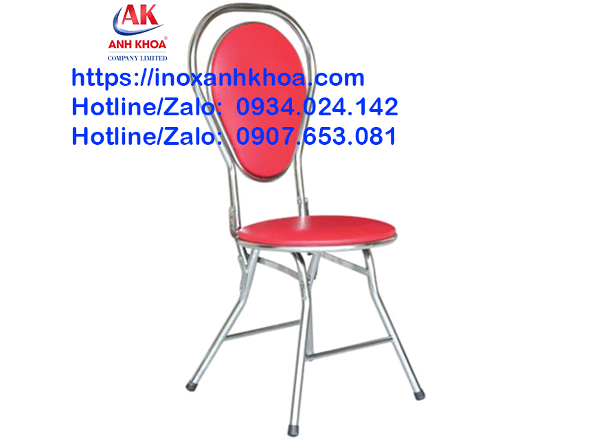 Ghế Xếp Đu Đủ Inox