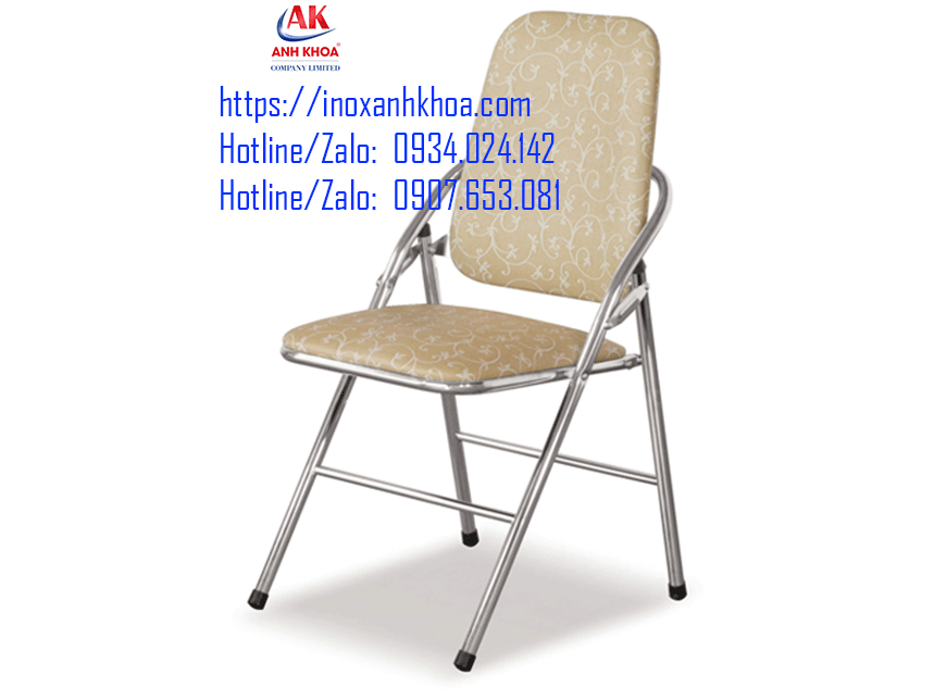 Ghế Tựa Inox Xếp Thái