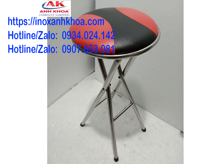 Ghế Đôn Inox Xếp