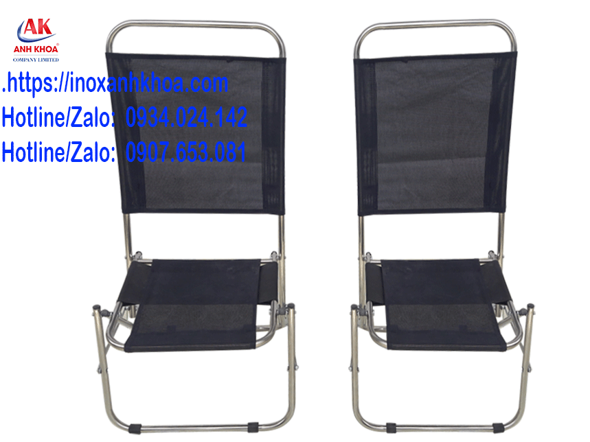 Ghế xếp Lưới Inox Cà Phê