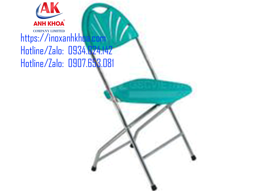 Ghế Gấp Khung Sơn Mặt Ngồi Và Tựa Nhựa