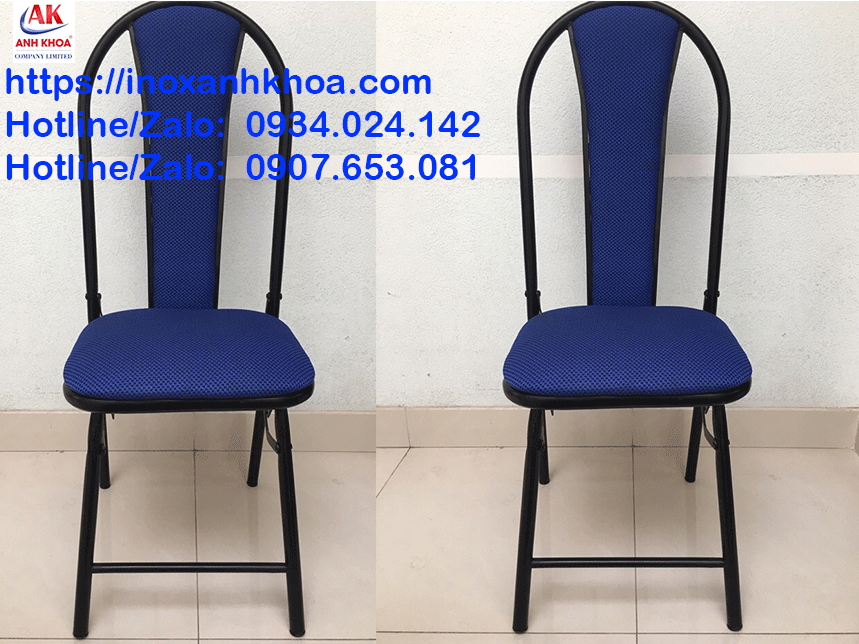 Ghế Xếp Bọc Nệm Khung Sắt