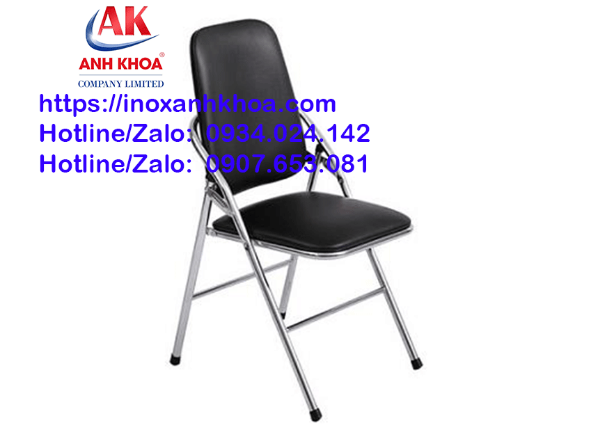 Ghế Xếp Thái Inox Lưng Lớn