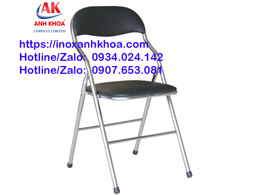 Ghế Xếp Thái Inox Lưng Nhỏ