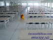 BÀN GHẾ INOX CĂN TIN