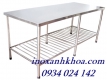 BÀN INOX BẾP NHÀ HÀNG KHÁCH SẠN