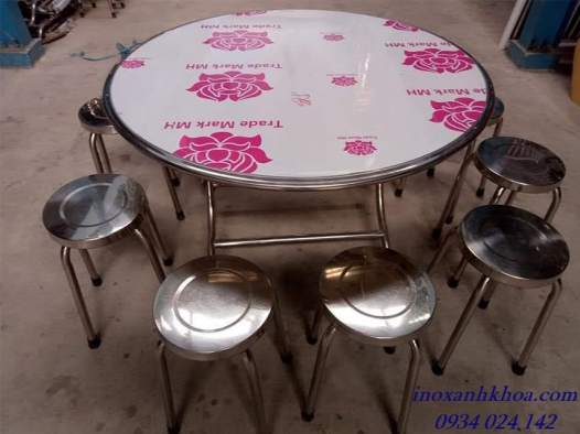 BÀN GHẾ INOX CAO CẤP