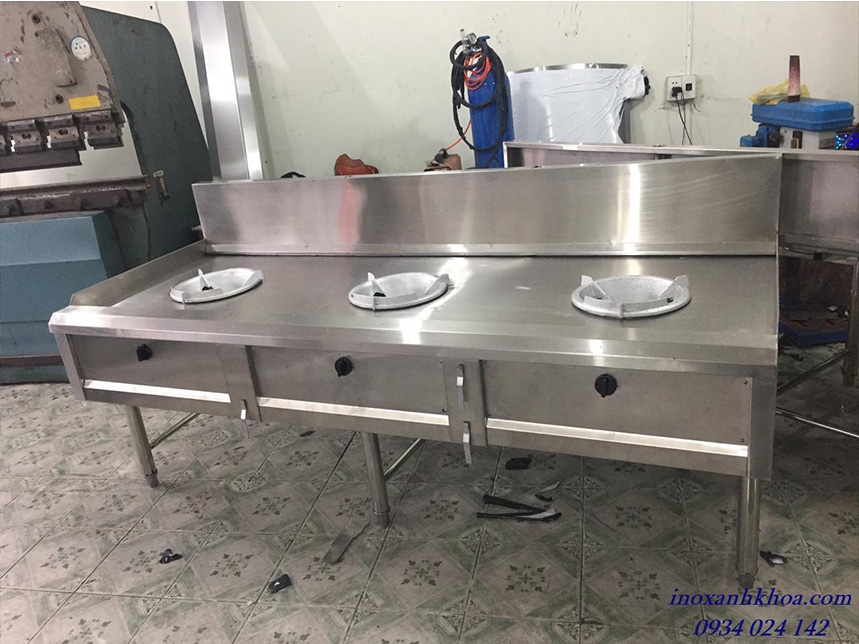 BẾP Á CÔNG NGHIỆP 3 HỌNG