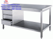 BÀN LÀM VIỆC INOX CÓ HỌC KÉO