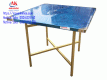BÀN INOX VUÔNG CHÂN SẮT