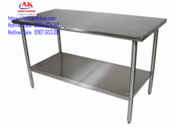 BÀN CHIA THỨC ĂN INOX 2 TẦNG