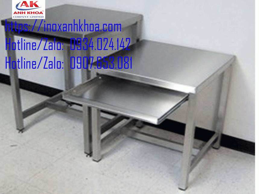 BÀN THAO TÁC INOX 