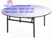 Bàn Tròn Gấp Lò So  1M6