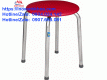 Ghế Đẩu Inox Mặt Nệm