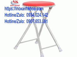 Ghế Đôn Inox Xếp