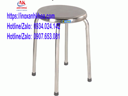 Ghế Inox Tròn