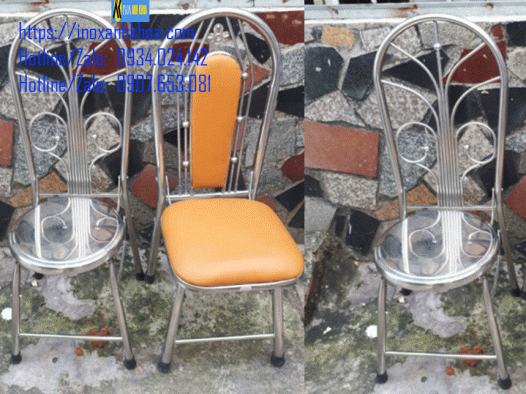 Ghế Xếp Nệm Inox