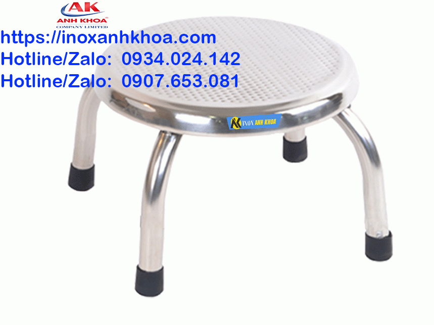 Ghế Đẩu Lùn Inox